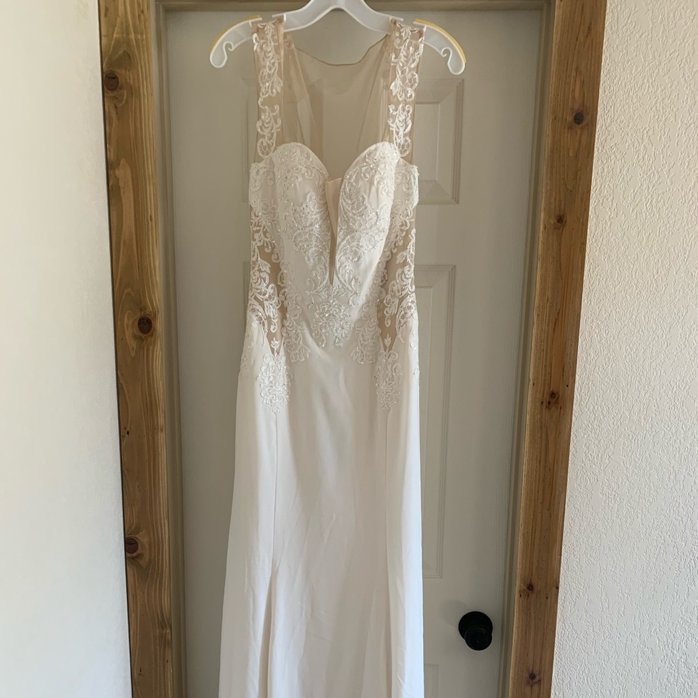 Sheath wedding dress